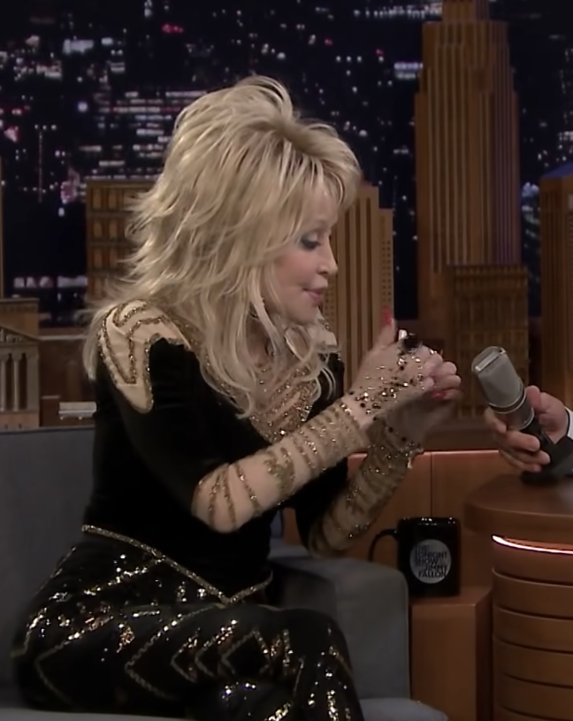 Parton on "The Tonight Show" in 2019