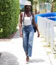 <p>Jodie Turner-Smith keeps her cool in Miami on July 21. </p>