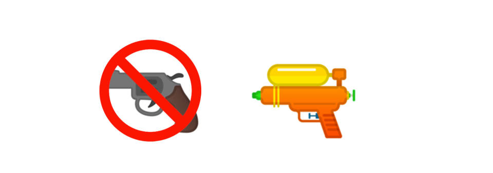 Google is updating its gun emoji to replace the image of a handgun with that