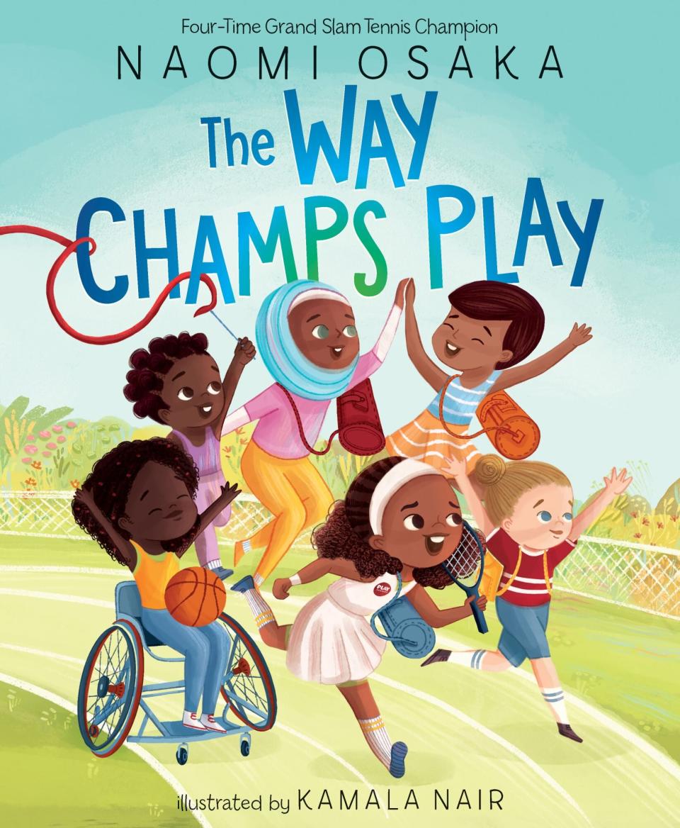 Naomi Osaka childrens book the way chaps play. Credit Harper Collins