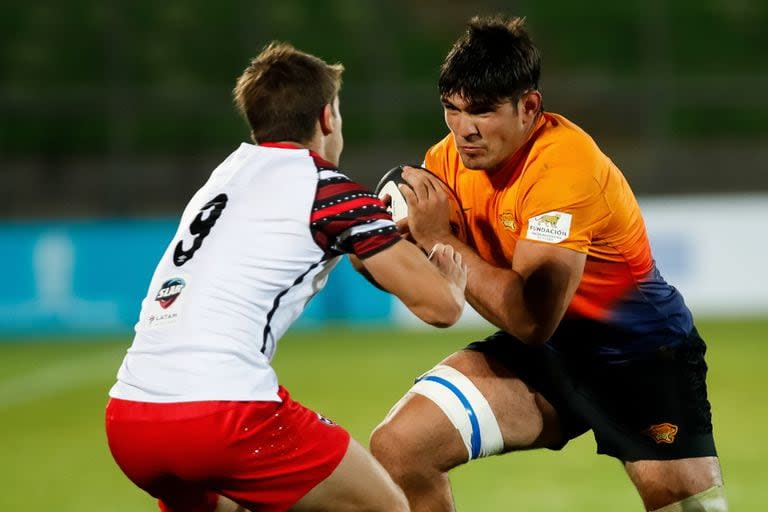 La de Jaguares XV en la Superliga Americana fue la primera experiencia profesional del cordobés, en 2020, a los 19 años.