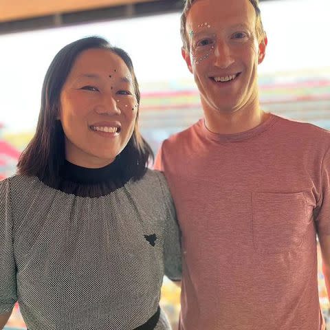 <p>Mark Zuckerberg/Instagram</p> Mark Zuckerberg and Priscilla Chan