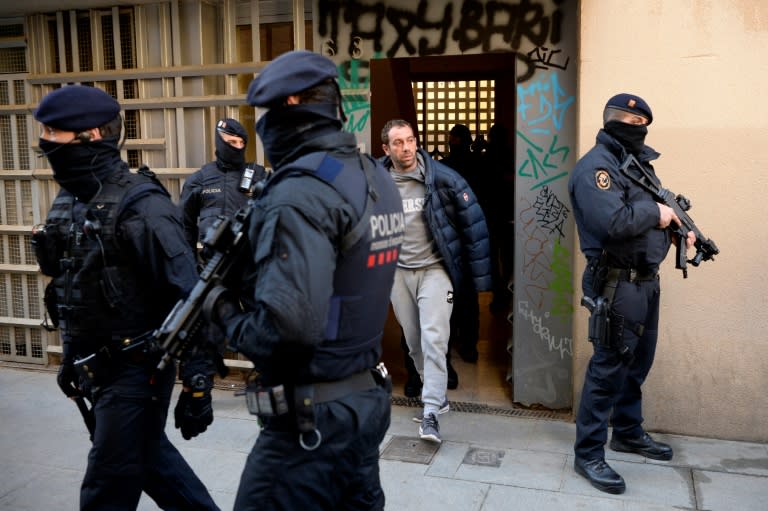 Police stormed five properties in Barcelona and a sixth in Igualada as part of the counter terrorism operation