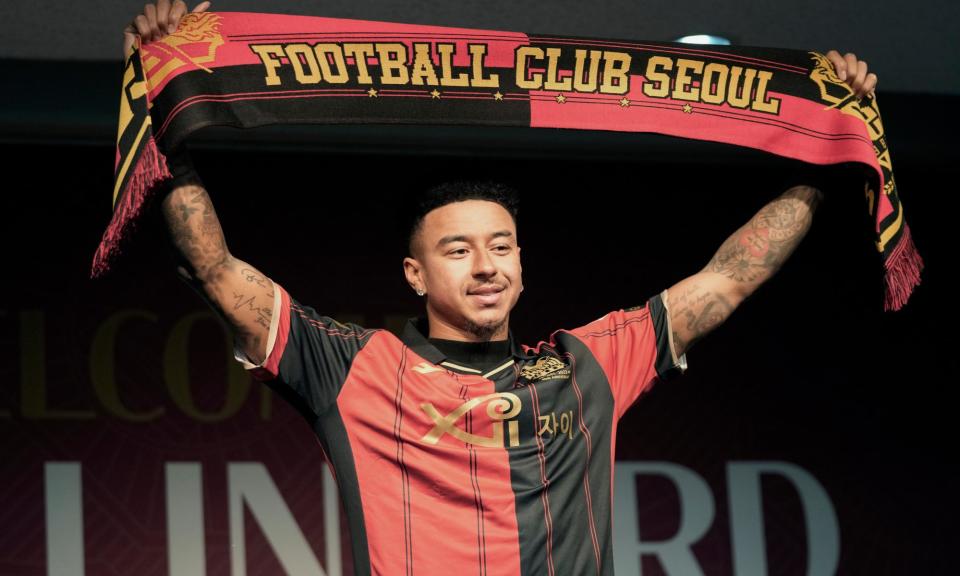 <span>Jesse Lingard is one of only a few English players to try their luck in the K-League.</span><span>Photograph: Ahn Young-joon/AP</span>