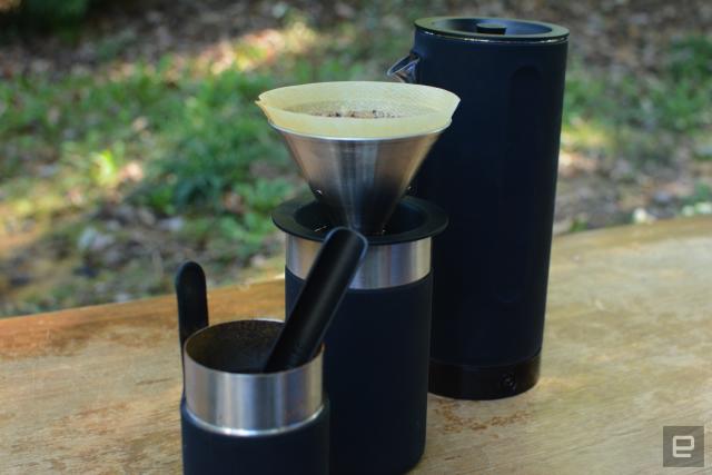 The Pakt Coffee Kit is a nearly perfect pour-over solution for travel