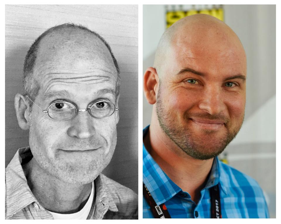 Award-winning cartoonist and author Chris Ware, left, and cognitive scientist Neil Cohn, will discuss "Comics and Cognitive Science" at the Billy Ireland Cartoon Library & Museum on Saturday.