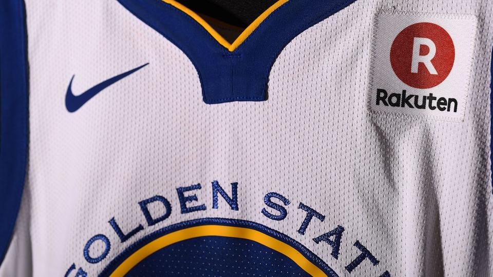 The Golden State Warriors announced a partnership with Japanese tech company Rakuten on Tuesday. (Twitter)