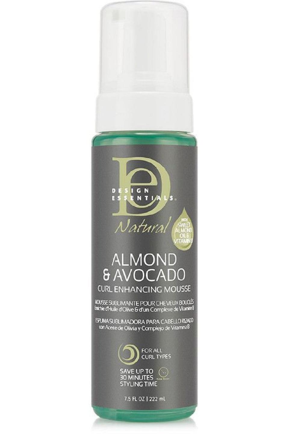 15) Design Essentials Natural Almond & Avocado Curl Enhancing Mousse