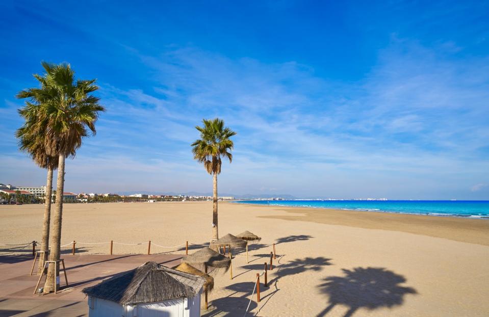 There’s no shortage of sand at Malvarrosa beach (Getty Images/iStockphoto)