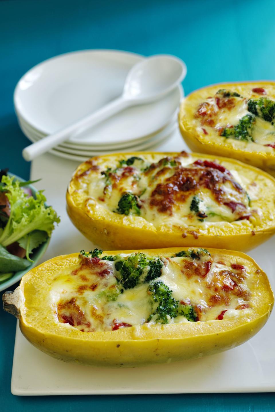 Lasagna-Stuffed Spaghetti Squash