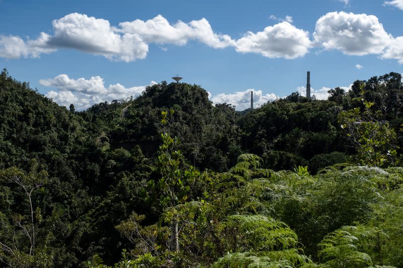 Telescope collapses in Puerto Rico