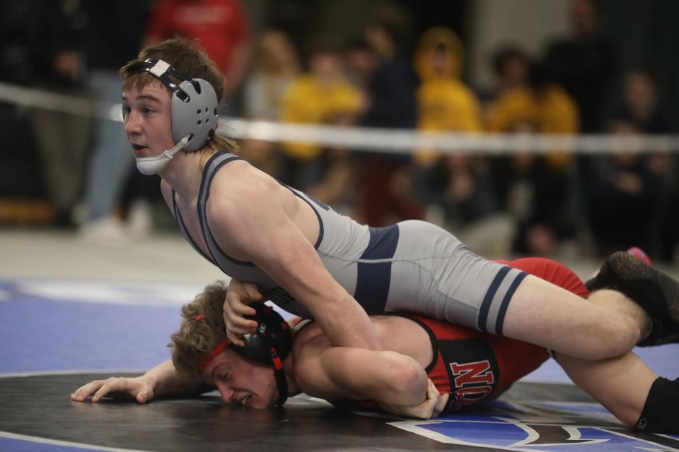 Pittsford sophomore Samson McKissick-Staley could wrestle at 138 and 131 pounds this winter. He wrestled at 126 during last season's state championships.