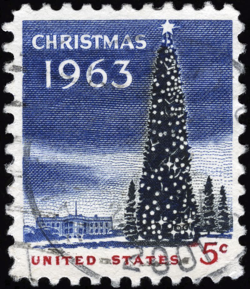 christmas stamp from 1963