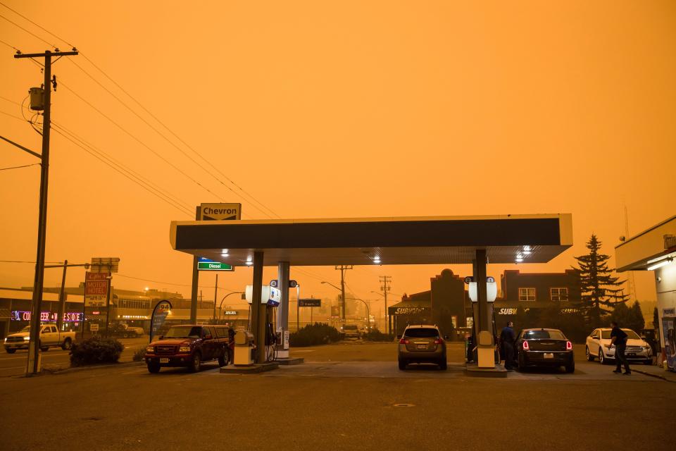 PHOTOS: B.C. wildfires choke western Canada in smoke