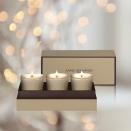 <p>Bring home the relaxing spa experience with this delicately scented candle trio. Each candle lasts approx. 8hours so you can switch scents as you please. <a rel="nofollow noopener" href="https://www.annesemonin.com/set-of-3-mini-exotic-verbena-scented-candles" target="_blank" data-ylk="slk:Buy Here;elm:context_link;itc:0;sec:content-canvas" class="link ">Buy Here</a> </p>