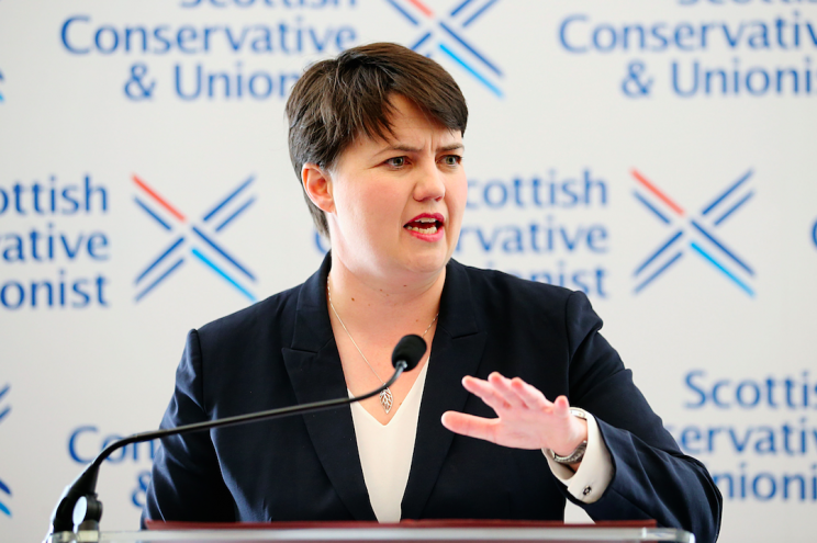 Scottish Conservatives leader Ruth Davidson is unhappy with the proposed union with the DUP (Picture: PA)