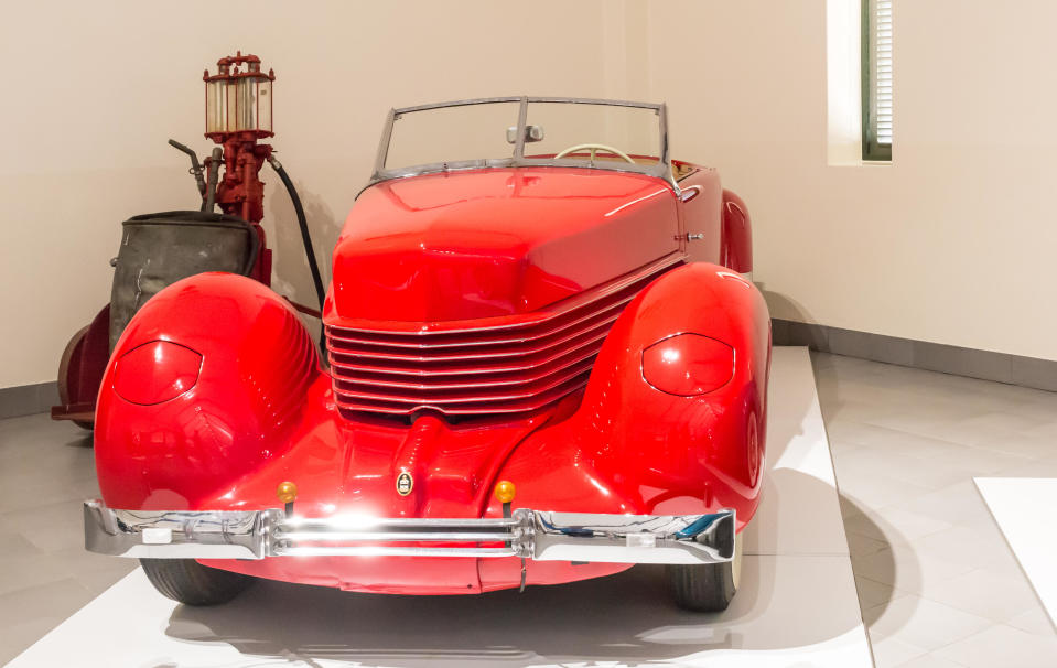A vintage red Cord 1936 at Franschhoek Motor Museum in South Africa (Alamy/PA)
