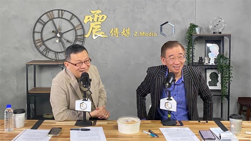 尚毅夫（右）表示，韓國瑜怎麼可能會支持周錫瑋，他打包票絕不可能。（圖／震傳媒提供）