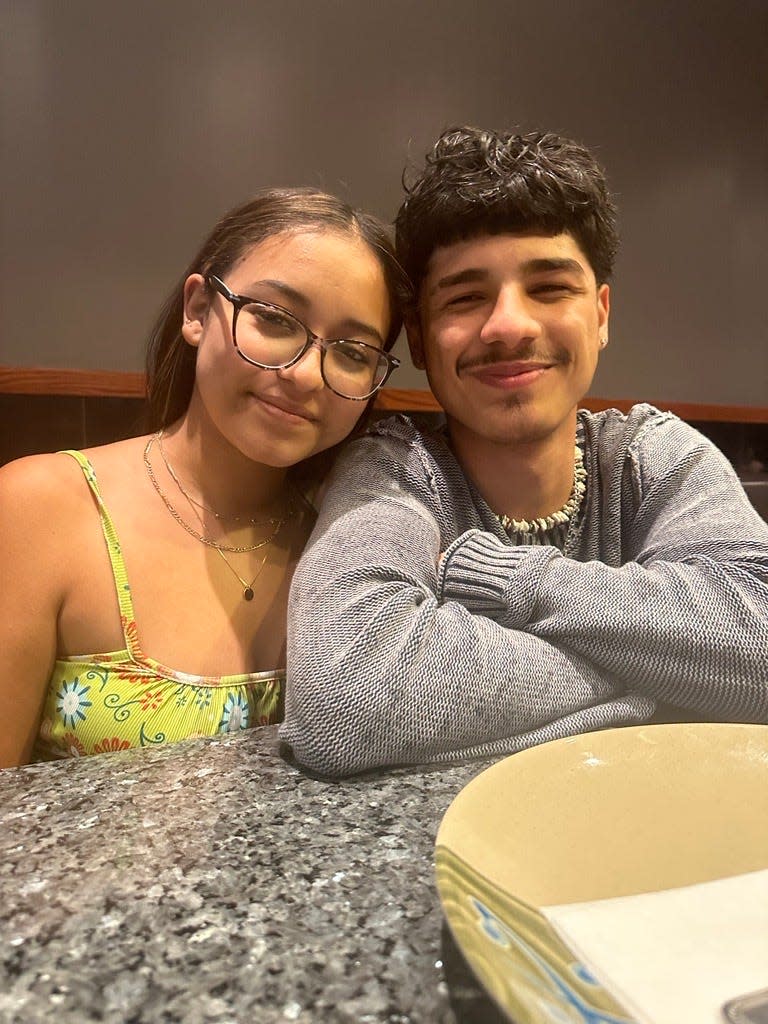 Breanna Coleman pictured with boyfriend, Jesus Salinas. Coleman and Salinas were lost in a tragic accident on June 25 or 26 after their car crashed into a retention pond on Topgolf Way in Fort Myers.