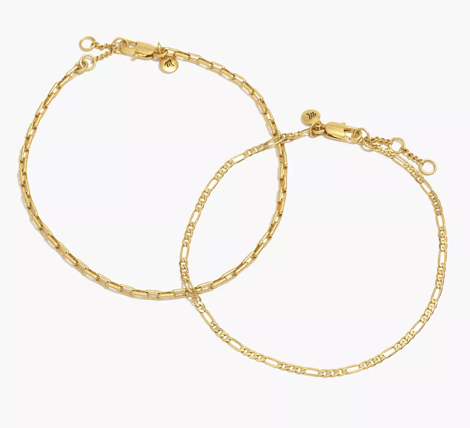 anklet, gold