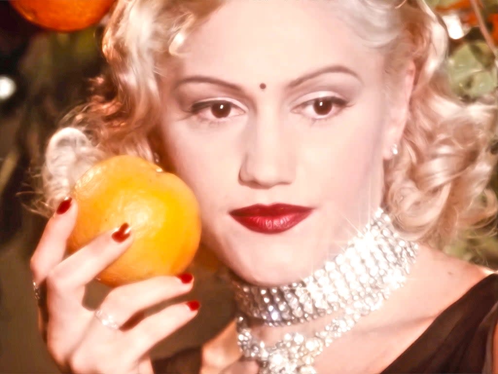 Gwen Stefani in the video for No Doubt’s instant classic ‘Don’t Speak’  (Interscope Records)