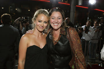 Christine Taylor and Camryn Manheim at the Los Angeles premiere of DreamWorks Pictures' The Heartbreak Kid