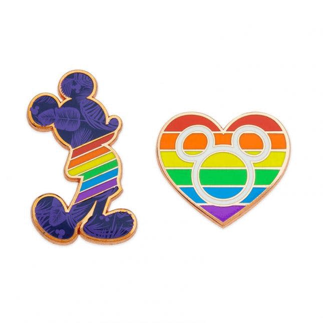 Rainbow Disney Collection Mickey Mouse Pin Set