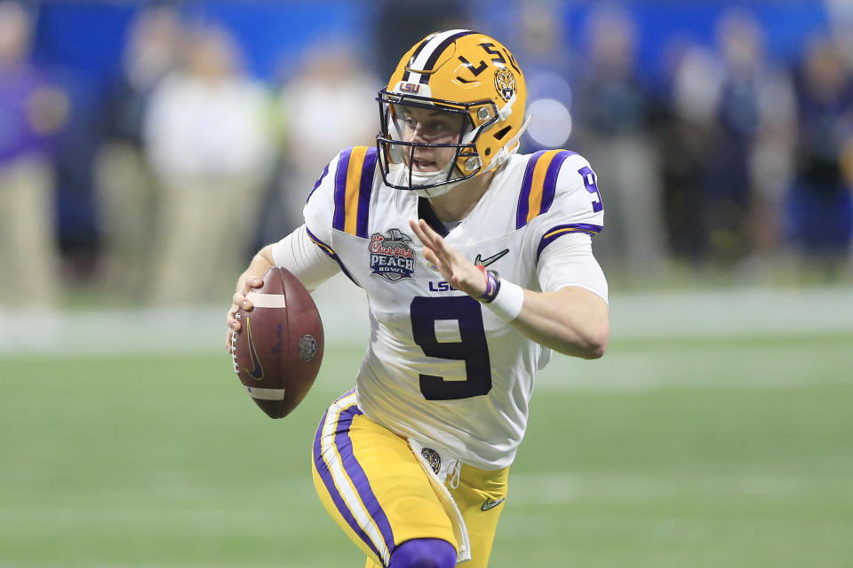 Joe Burrow was as close to flawless as it gets. (David J. Griffin/Icon Sportswire via Getty Images)