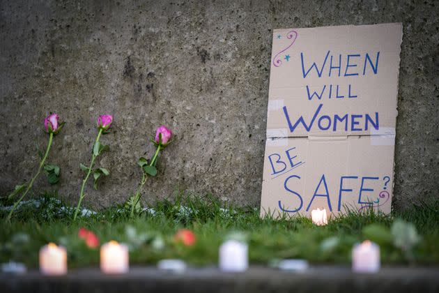 Flowers and candles were placed at a vigil in honor of Javed, the pregnant 31-year-old who died on Arthur's Seat in Edinburgh.