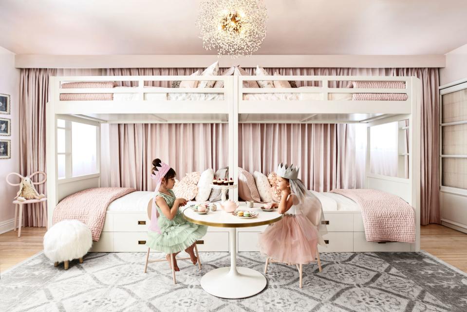Decorator Estee Stanley worked with the RH Interior Design team on her daughter’s bedroom.