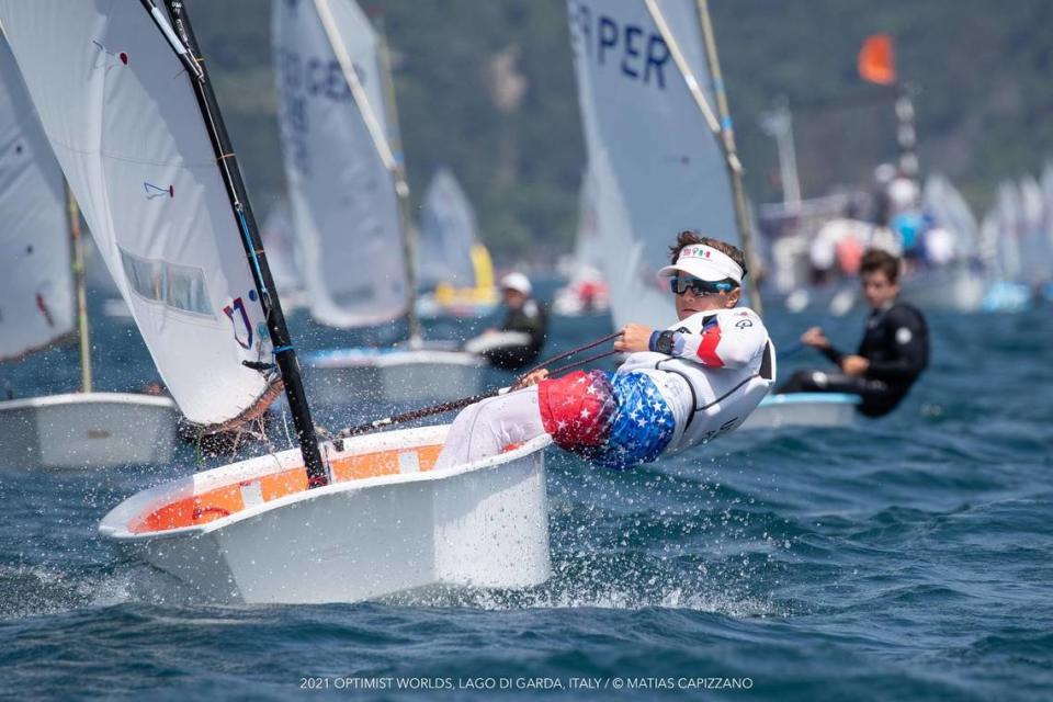 James Pine will compete in a world championship sailing competition in Greece.