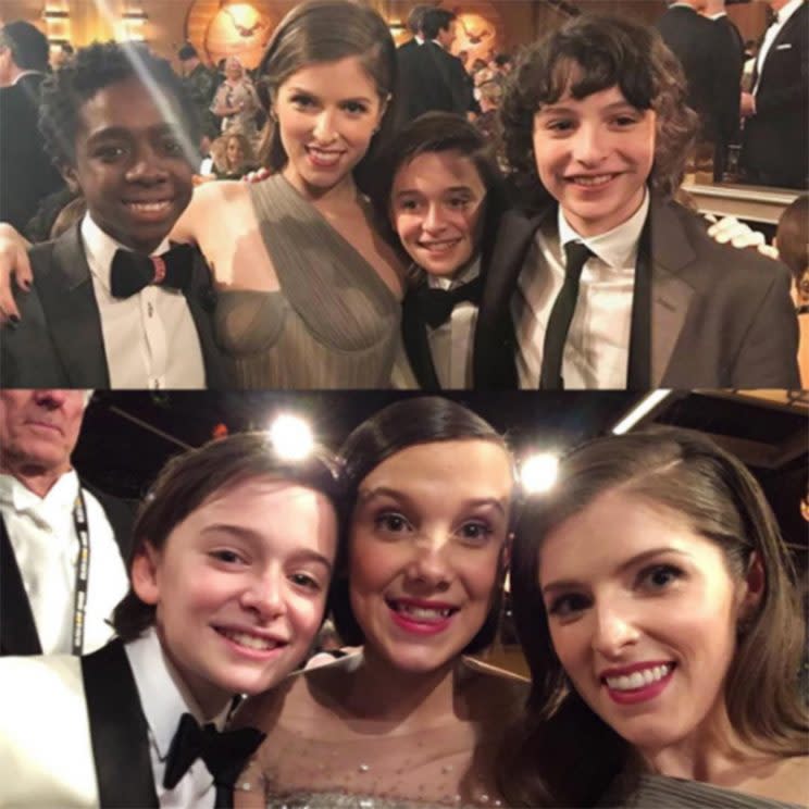 An Insta-Sneak Peek Behind Celebrity’s Golden Globes Moments