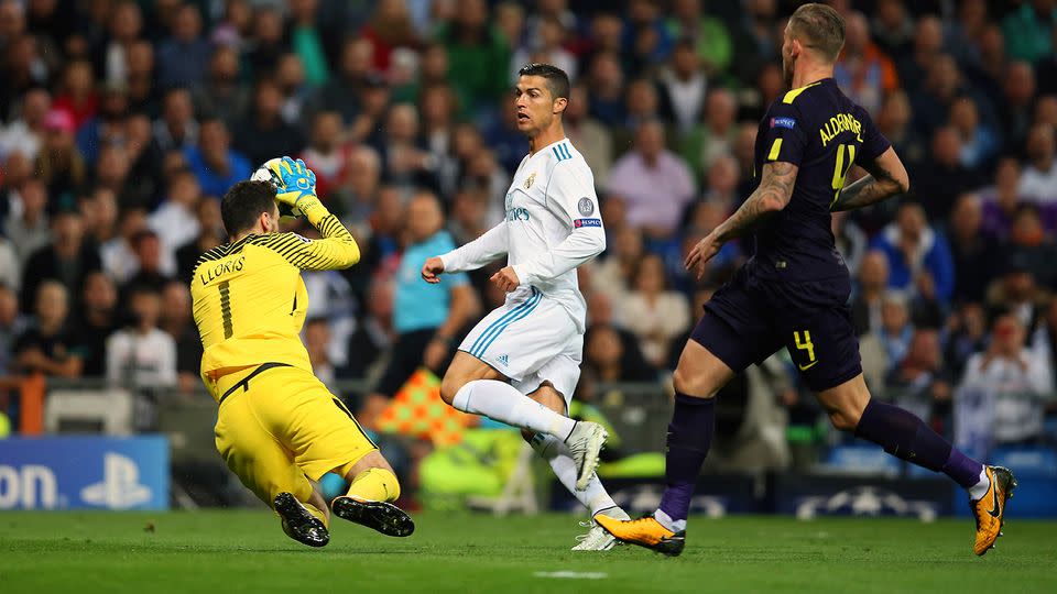 Lloris was in irresistible form against Madrid. Pic: Getty