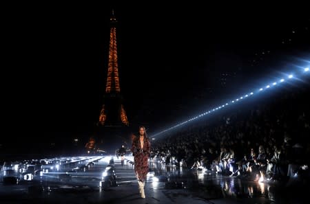 Saint Laurent Spring/Summer 2020 women's ready-to-wear collection show at Paris Fashion Week