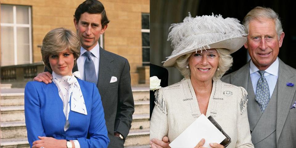 Princess Diana, Prince Charles, and Camilla Parker-Bowles