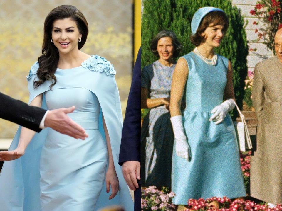 Casey DeSantis and Jackie Kennedy