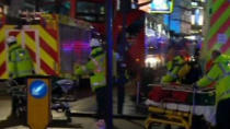 Police say there will be casualties after a ceiling collapsed in London's famed Apollo Theatre.