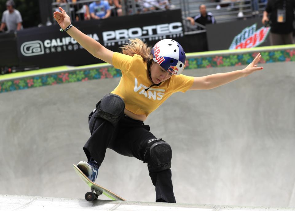 Brighton Zeuner won an X Games gold medal at just 13 years old, one of the youngest skateboarders to do so. She'll compete in the women's park event at the Olympics.