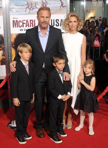 Gregg DeGuire/WireImage The Costner family in 2015