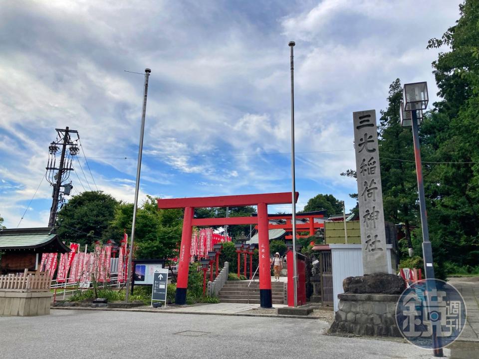 犬山城三光稻荷神社。