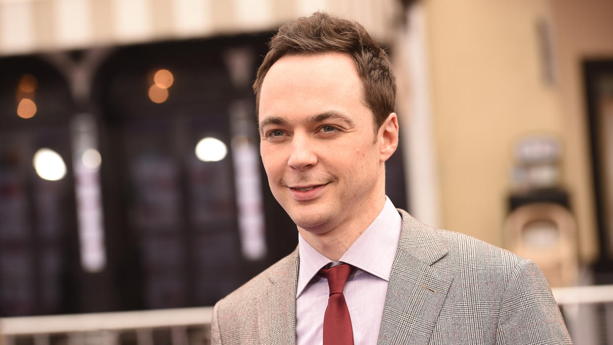 WESTWOOD, CA - MARCH 22:  Actor Jim Parsons attends the premiere of Twentieth Century Fox And Dreamworks Animation's 'HOME' at Regency Village Theatre on March 22, 2015 in Westwood, California.