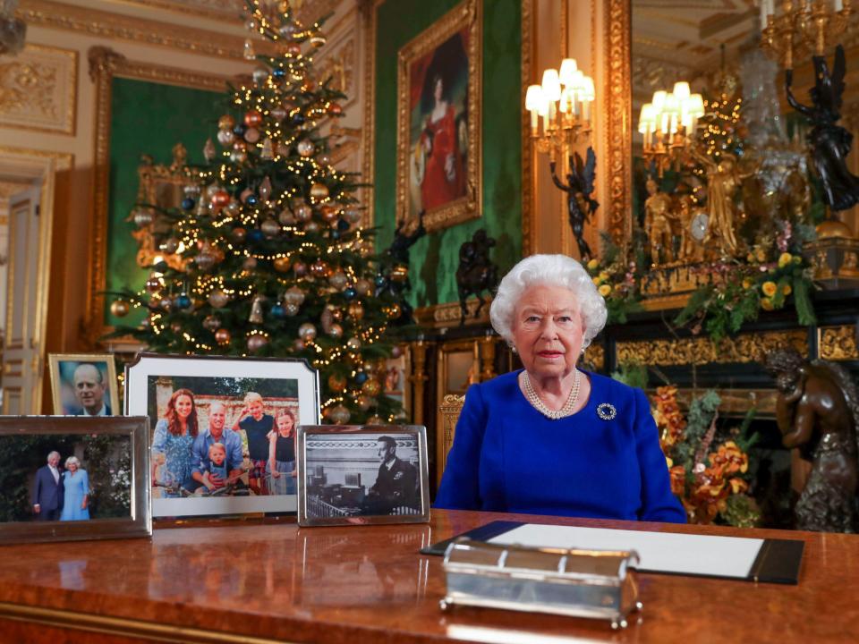 <p>The Queen’s Christmas message, 2019</p>Rex Features