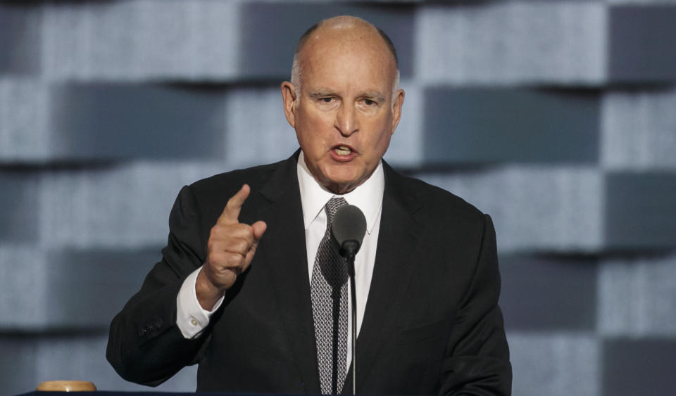 California Governor Jerry Brown discussed the Democratic party’s shifting views on abortion in an appearance on NBC’s “Meet The Press” on Sunday.