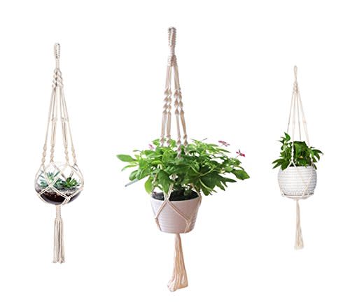 1) Macrame Plant Hanger