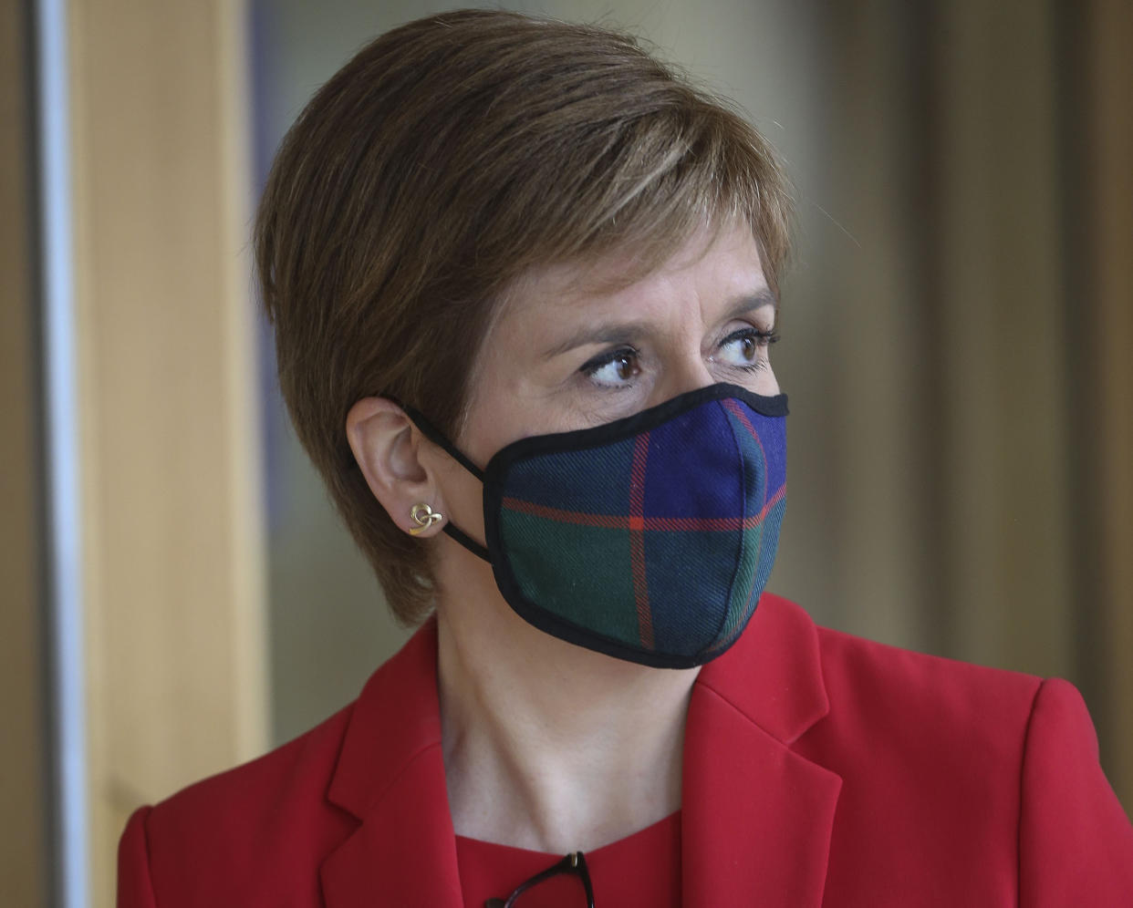 Scottish First Minister Nicola Sturgeon is calling for the furlough scheme to be extended (Fraser Bremner/Scottish Daily Mail/PA)