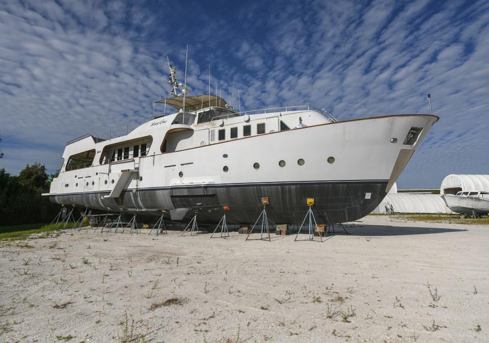 Last One, a steel-hulled 98-foot long Benetti yacht made in Italy, was donated to the MCAC Reef Fund by Victoria Parillo, of Rockwall, Texas, and is scheduled to become an artificial reef off Martin County in late 2021 or early 2022. The ships, last One and The Spirit of Palm Beach are stored at Willis Custom Yachts in Martin County.