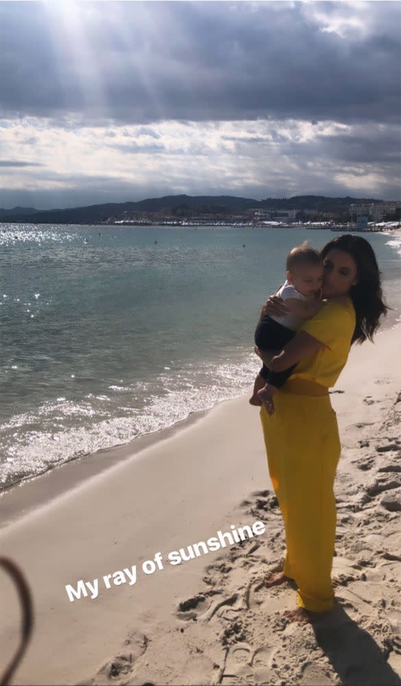 Eva Longoria and son Santiago | Eva Longoria/Instagram