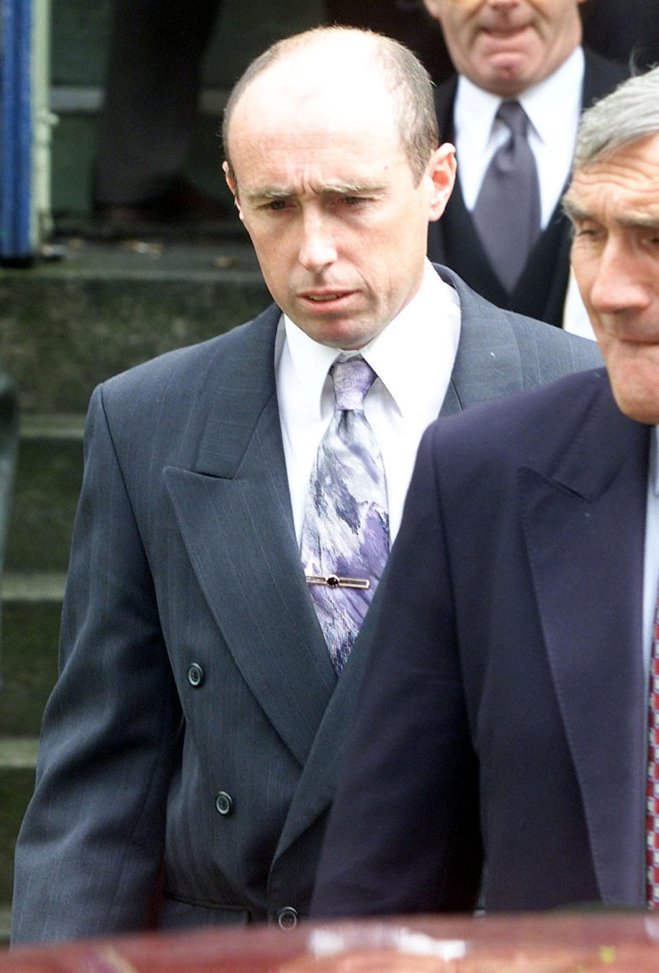 Gary Hart leaves Selby Magistrates Court after his first appearence accused of causing the deaths of the ten people who died in the Selby rail disaster.   * Hart, 36, of Church Lane, Strubby, Lincolnshire, appeared in connection with the incident at the village of Great Heck, near Selby, North Yorkshire, on February 28 2001, which claimed the lives of six passengers and four railway staff. Hart was driving a Land Rover which left the M62 motorway, careered down a grass embankment and ended up on the main East Coast rail line.   (Photo by Owen Humphreys - PA Images/PA Images via Getty Images)
