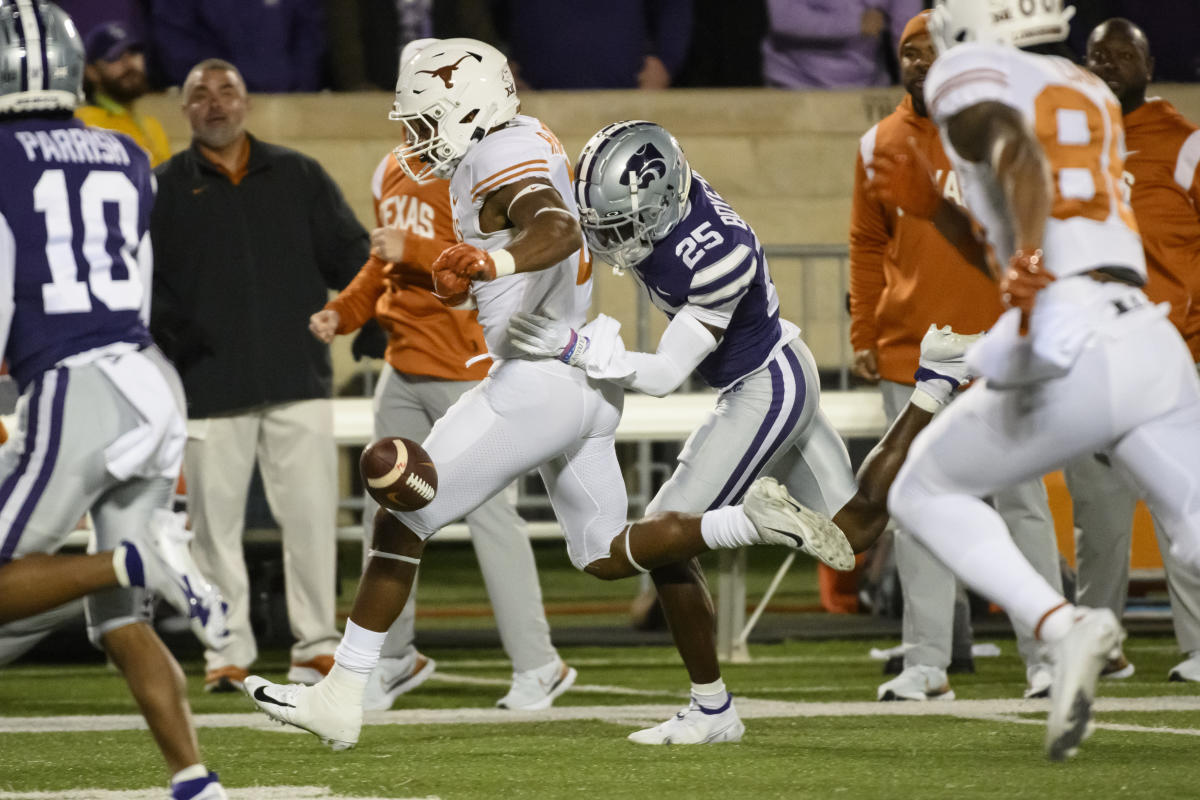 Robinson joue alors que le Texas détient le 13e K-State, 34-27