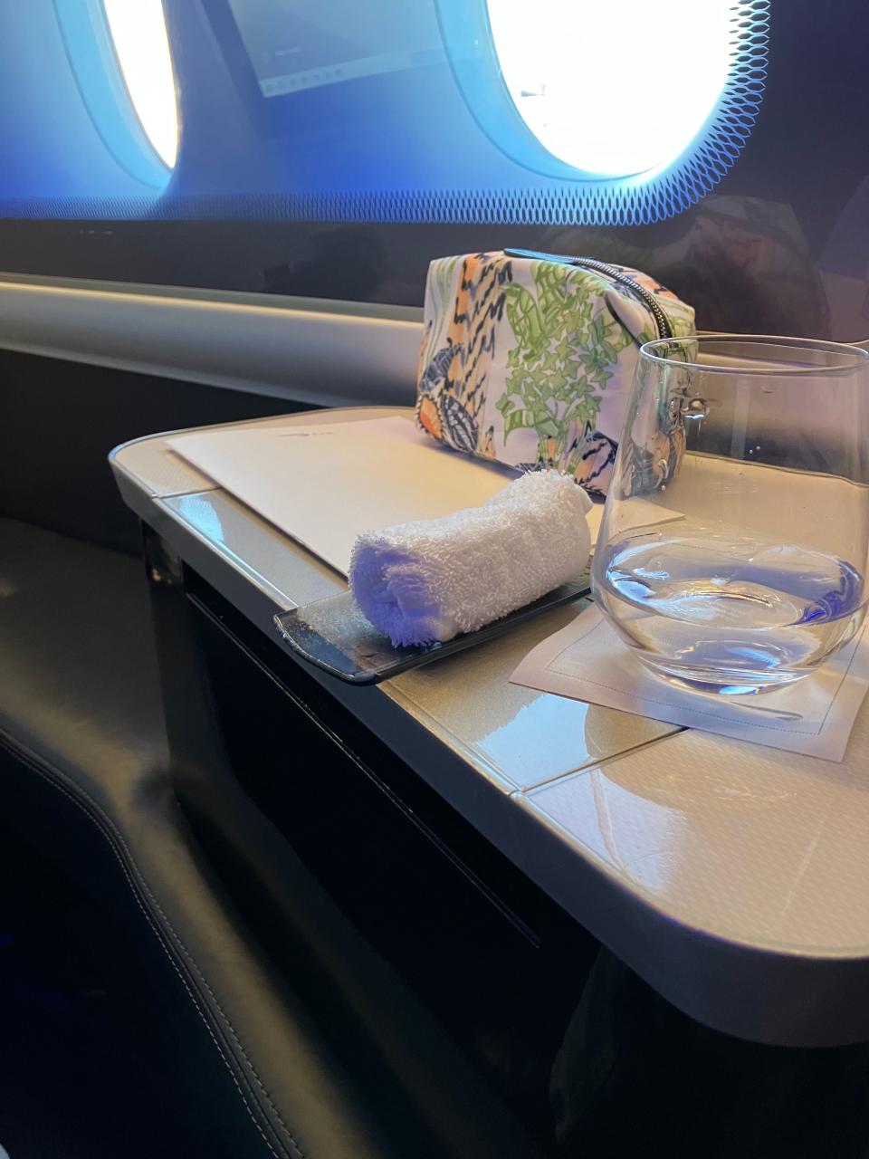 First class seat on British Airways